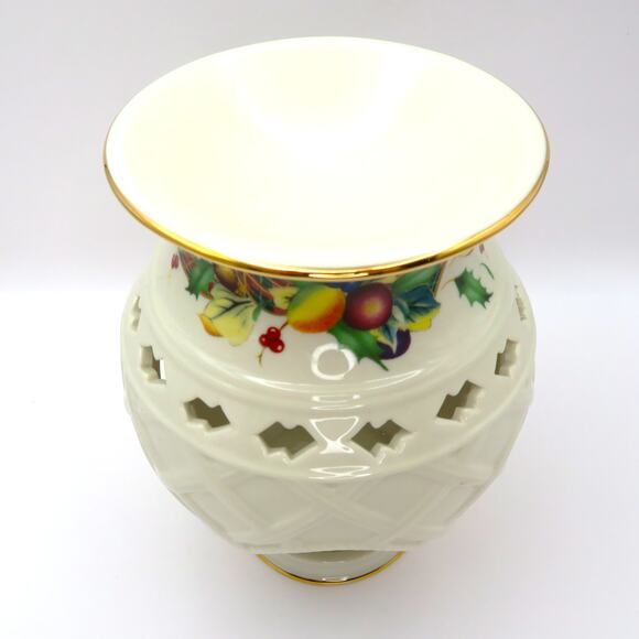 Lenox Holiday Tartan Luminary Tealight Wax Warmer Dimension Collection - Picture 3 of 11